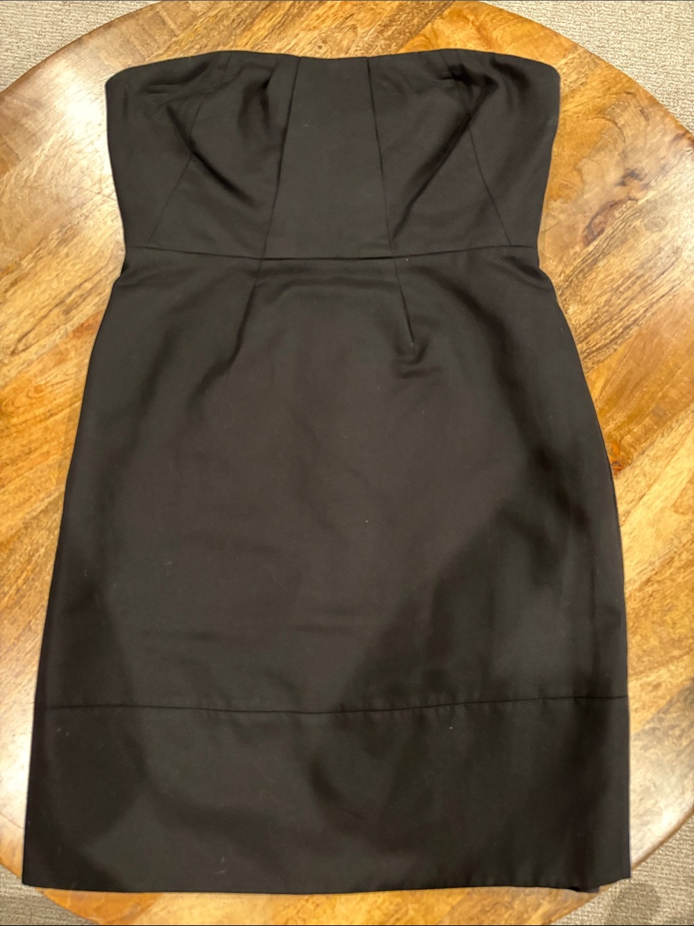 J Crew Strapless Black Sheath Dress